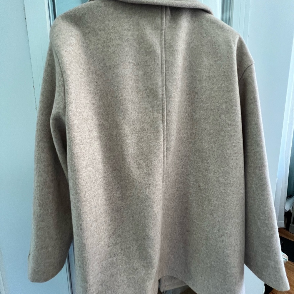 Zara Women's Gray Pea Coat